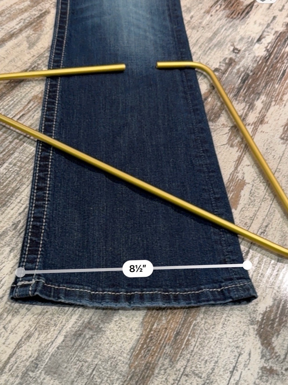 Miss Me Signature Sequins Denim Jeans Women's Size 30x34 USA - Picture 12 of 16